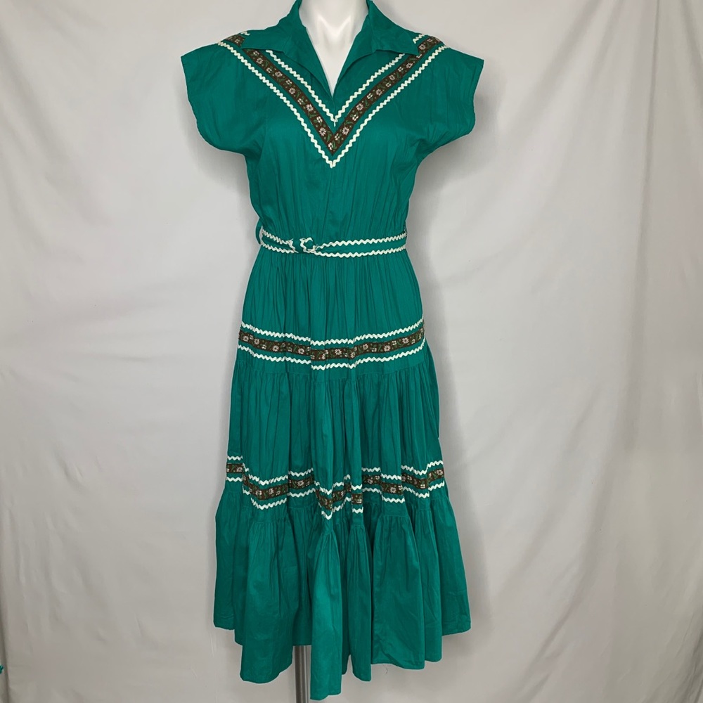 Vintage 1940-1950 Square Dancing Dress